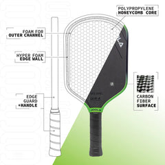 joola ben johns hyperion 3s 14mm pickleball paddle